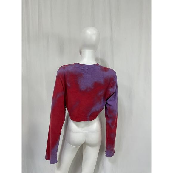 Cotton Citizen 'Tokyo' Purple Cotton Crop Shirt Size XS - Picture 3 of 5